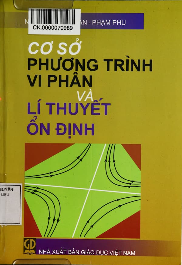 Cơ sở phương trình vi phân và lý thuyết ổn định - Giáo trình PDF