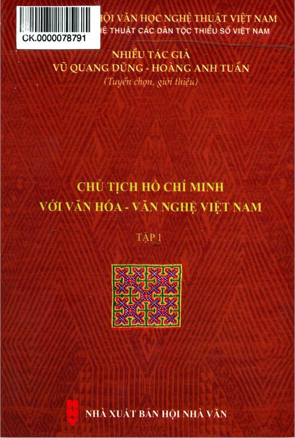 Chủ tịch Hồ Chí Minh với văn hóa - văn nghệ Việt Nam - Tập 1 - Giáo trình PDF