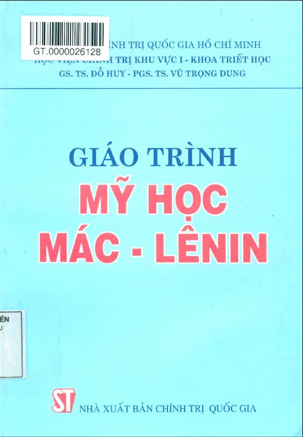 Giáo trình mỹ học Mác - Lênin - Giáo trình PDF