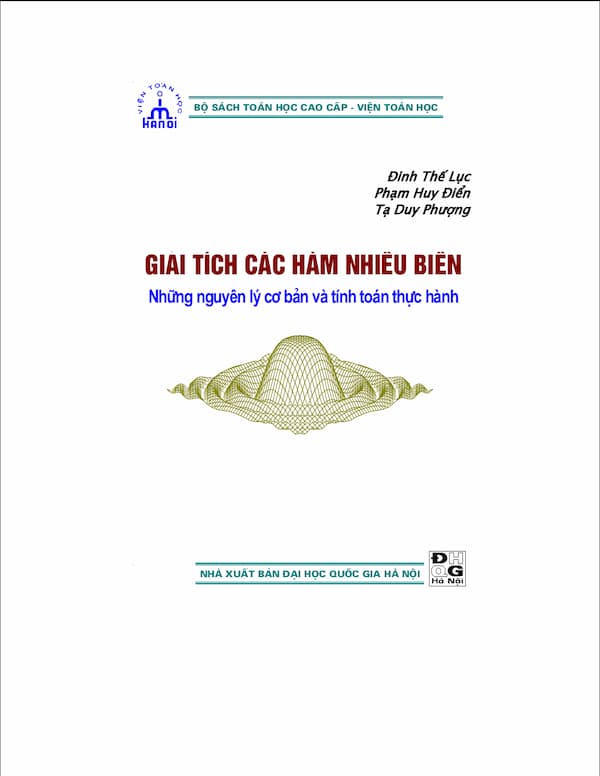 Giải tích các hàm nhiều biến - Những nguyên lý cơ bản và tính toán thực hành - Giáo trình PDF