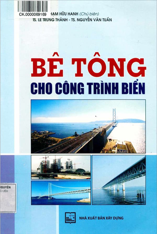 Bê tông cho công trình biển - Giáo trình PDF