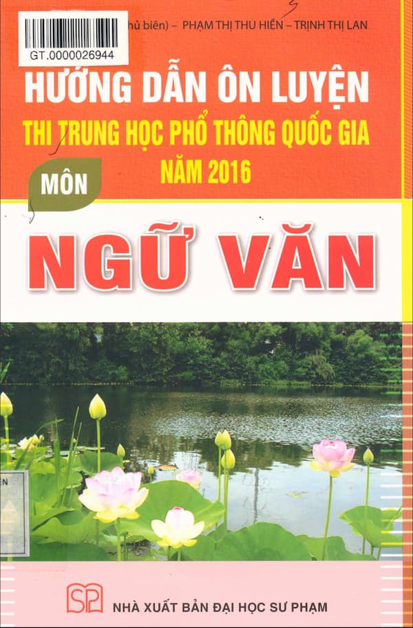 Hướng dẫn ôn luyện thi Trung học phổ thông quốc gia năm 2016 - môn Ngữ Văn - Giáo trình PDF
