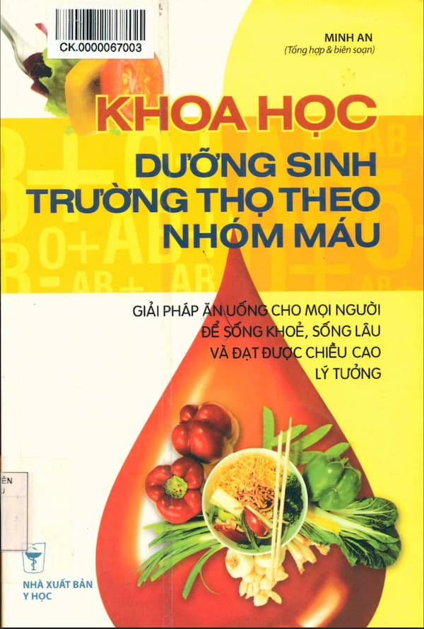 Khoa học dưỡng sinh trường thọ theo nhóm máu - Giáo trình PDF