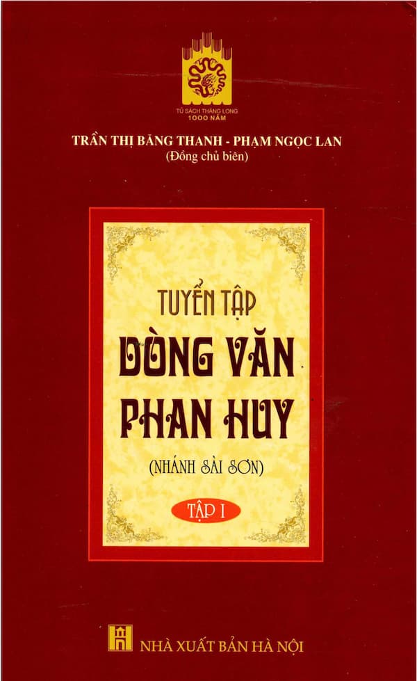 Tuyển tập dòng văn Phan Huy(nhánh Sài Sơn) - tập 1 - Giáo trình PDF
