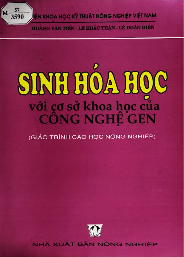 Sinh hóa học với cơ sở khoa học của công nghệ gen - Giáo trình PDF