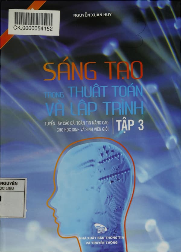 Sáng tạo trong thuật toán và lập trình - tập 3 - Giáo trình PDF